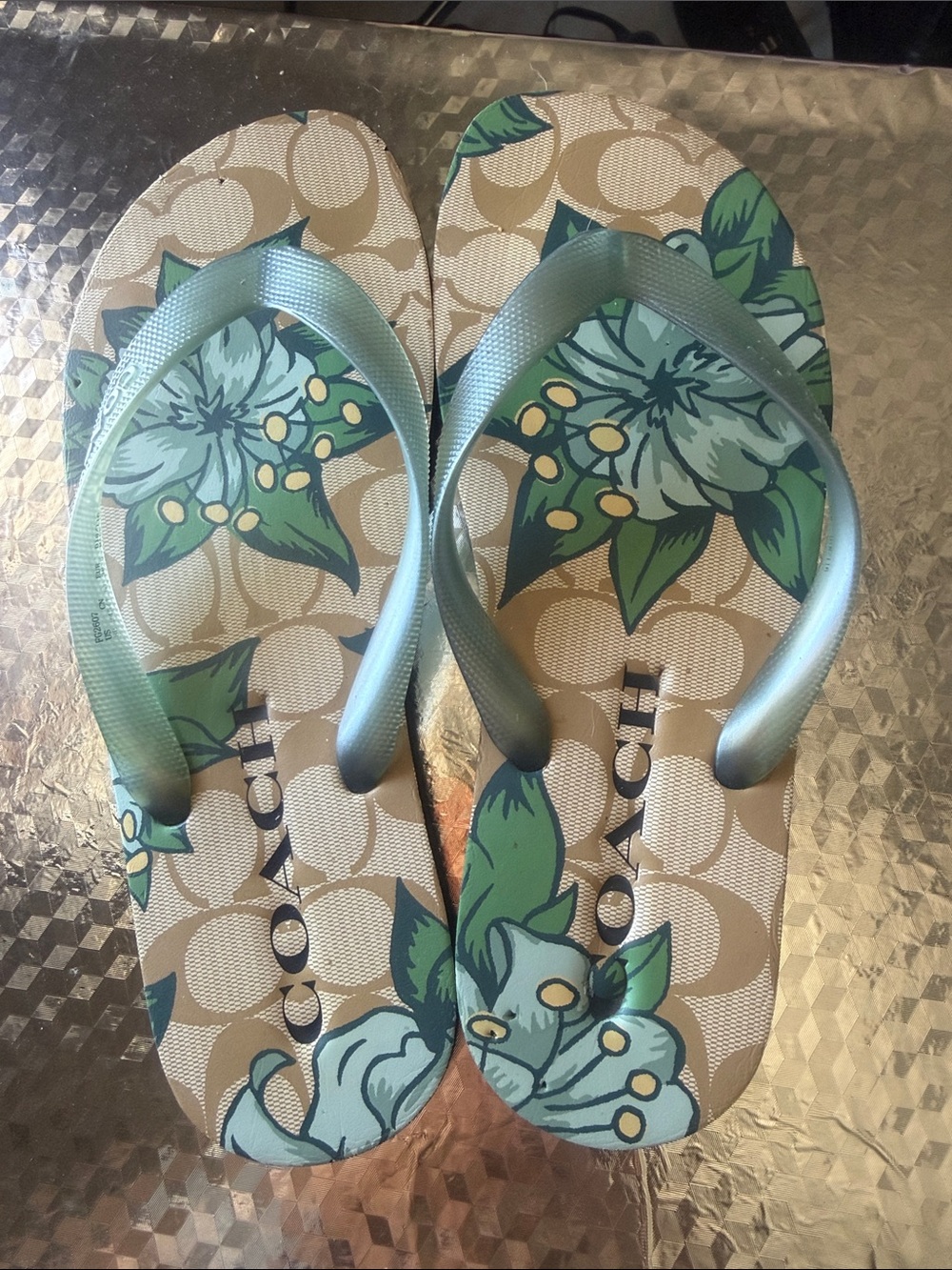 Coach flip-flops